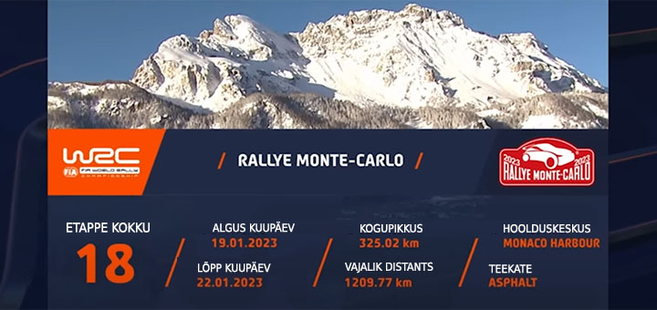 WRC Monte Carlo ralli: ajakava, ülekanded, ennustused ja osalejad